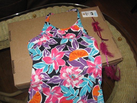 This halter tee will look great with Lexi's white shorts.