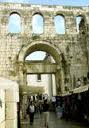 On the other side of the eastern gate lies the famous Split Pazaar - an open air marketplace.  Saint Katherine of Alexandra, a Dominican church is directly opposite the eastern wall.