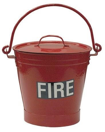 A fire bucket