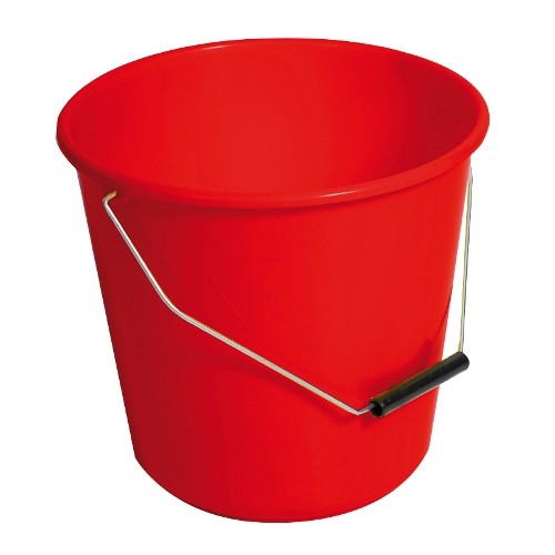 A red bucket