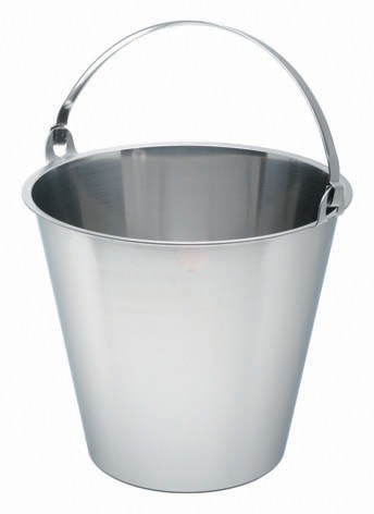 A metal bucket