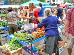 There's always lots of good, fresh vegetables to choose from, most have been brought in from the outskirts of Split.