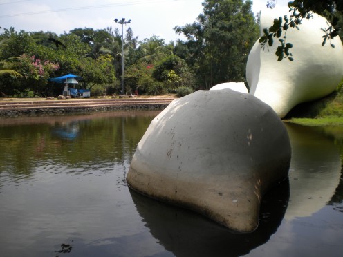 Fish pond at Veli