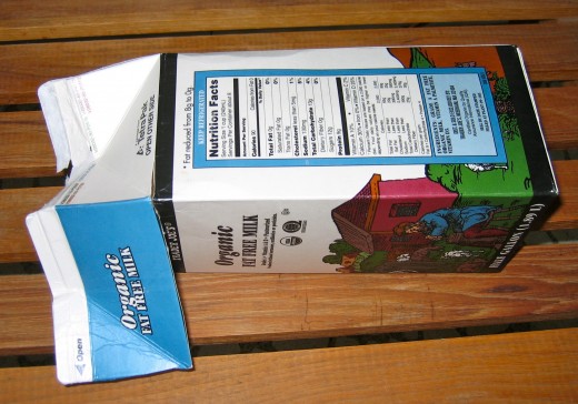 Step 1: Remove tops of carton