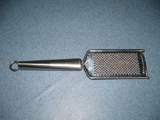 You can purchase this stainless steel hand grater for around eight dollars.