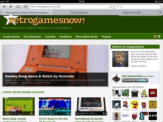 I am proud of my Twitter community, and reference my followers on my website home page