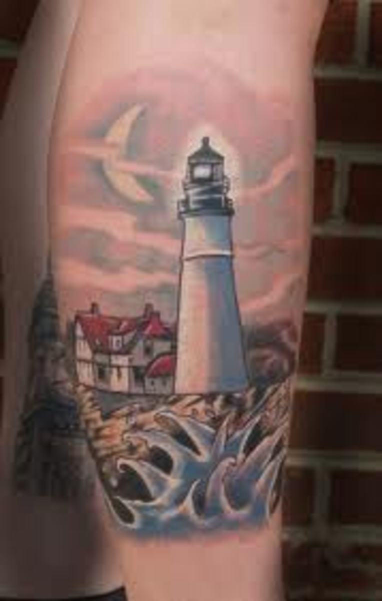 Lighthouse Tattoo Designs, Ideas, and Meanings