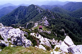 Veliki Risnjak, the highest point at Risnjak National Park, which is located at the Northern tip of Croatia near the Slovenian border.