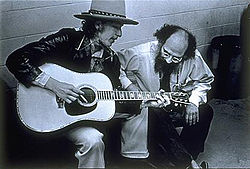 Portrait with Bob Dylan, taken in 1975