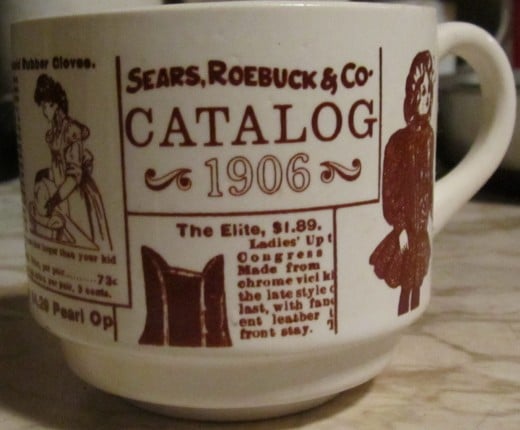 Sears & Roebuck coffee cup