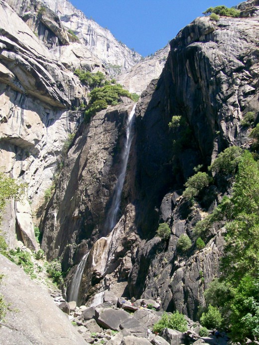 Lower Yosemite Falls - Flowing like crazy! Haha