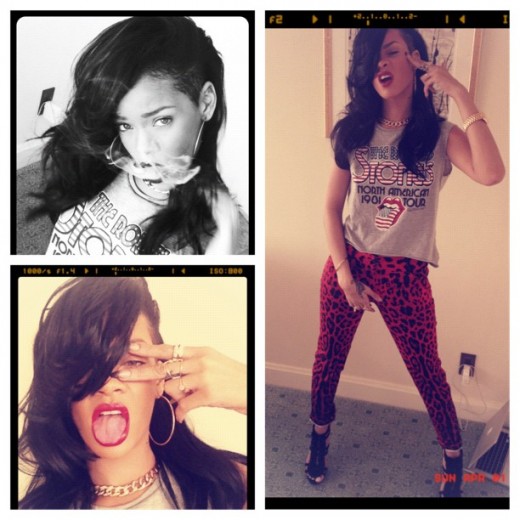 Rihanna Instagram picture sourced via Twitter badgirlriri / @rihanna