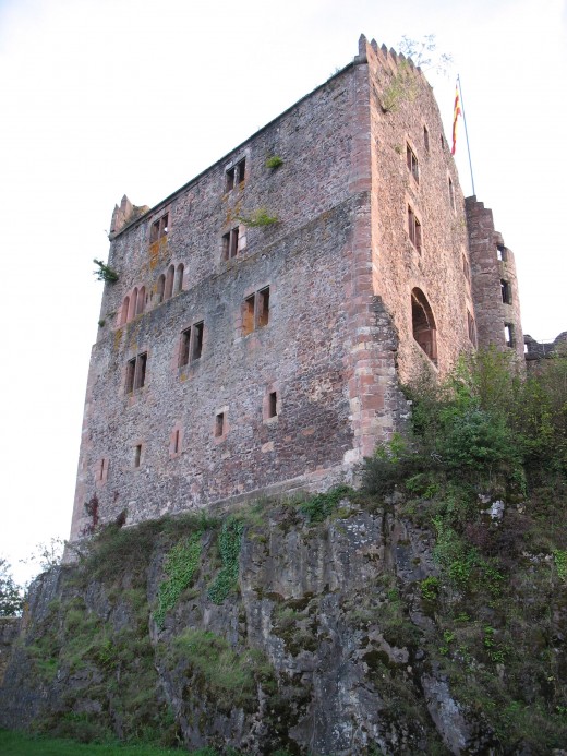 The castle ruin of Hohengeroldseck, Black Forest, Germany.