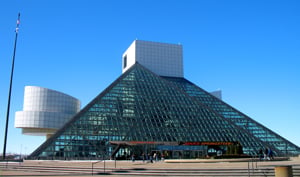 U.S. Landmark: The Rock and Roll Hall of Fame & Museum, Cleveland, Ohio