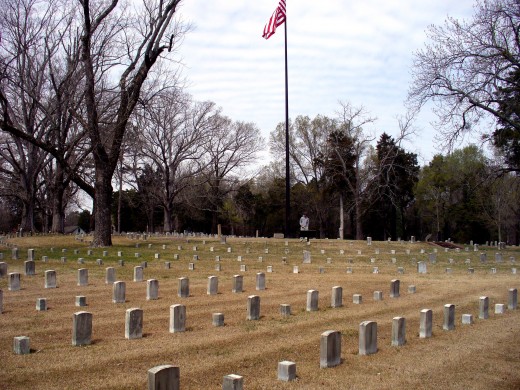 Photo 11 - Shiloh National Cemetery.  I love the United States Flag in the background.  