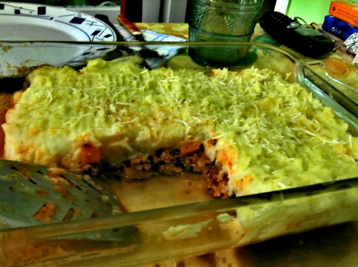 Finished Cottage Pie