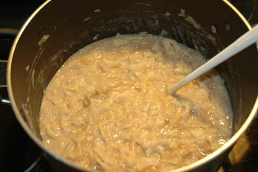 After adding roux-milk-mix