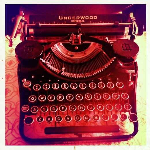 My vintage typewriter