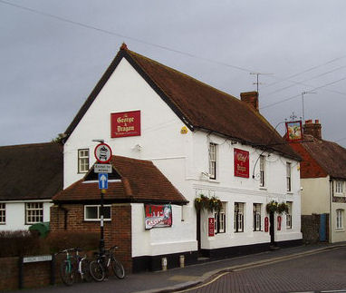 George & Dragon, Tarring, near Goring-by-Sea. (Edited) 'Licensed under the Creative Commons Attribution-Share Alike 2.0 Generic license.' See: http://en.wikipedia.org/wiki/File:TarringHighStreet.JPG