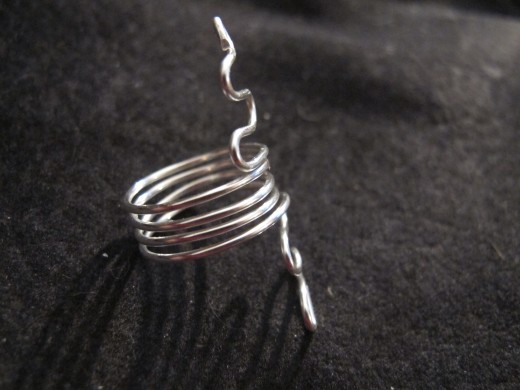 Place the ring on the mandrel once more to get it as perfectly round as possible.