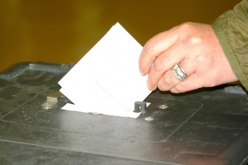 The voice of the people. Photo provided under license granted by