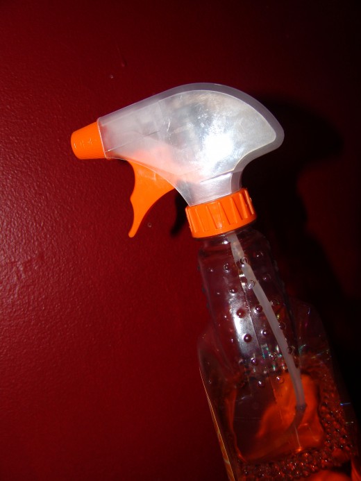 Save your spray bottles and use them for vinegar and water, or other homemade cleaning liquids!