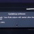 The progress of the update installation will be displayed. The progress of the update installation will be displayed.