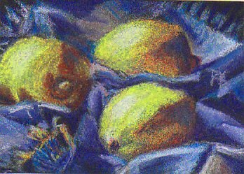"Three Lemons" still life by Robert A. Sloan