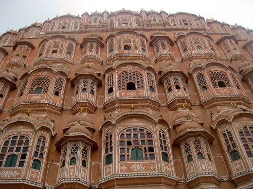 The Hawa Mahal from outside