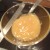 Take the last leave of gelatine and melt it in some mango puree. Pour it into the rest of the mango puree and decorate the cheesecake. Take the last leave of gelatine and melt it in some mango puree. Pour it into the rest of the mango puree and decorate the cheesecake.