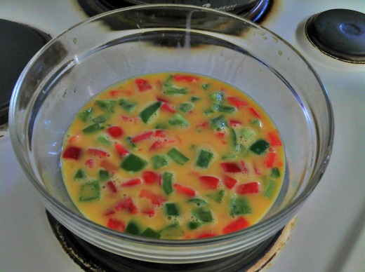 Pepper Egg Mixture