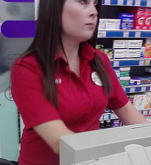 "When will this storm end?" says this pretty cashier who took this job fresh out of high school. That was 15 years ago and she hasn't seen a raise. Or a promotion.