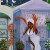 An Artist's Impression of Marie Laveau in front of her Grave An Artist's Impression of Marie Laveau in front of her Grave