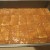 Butter mixture over crackers Butter mixture over crackers