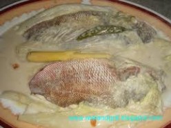 Baked Ginataang Lapu-Lapu (Baked Sea Bass in Coconut Milk)- Another Very Easy Fish Recipe