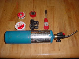 Tools Needed to Solder a pipe 