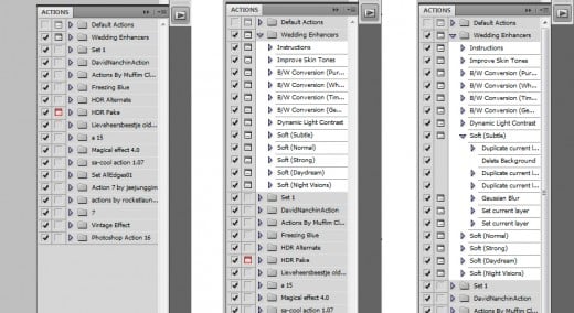 L - This shows all the actions based from individual authors under a particular branch M - Clicking the arrow brings a second level showing more edits within a certain package R - This gives you a detailed list of each step the author used to edit