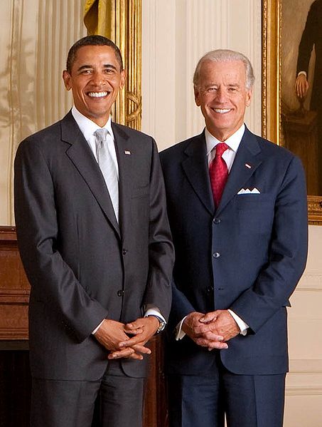 President Obama and Vice President Biden, both of whom worked hard to get the Healthcare Reform Act (nicknamed "Obamacare") passed