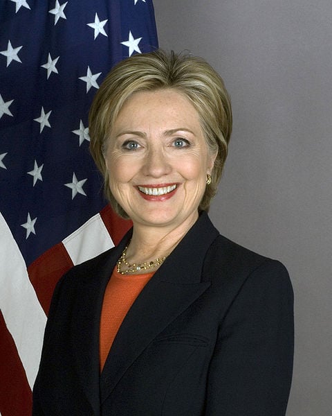 Secretary of State Hilary Clinton. During the first term of her husband, Bill Clinton, as President, she was in charge of healthcare reform.