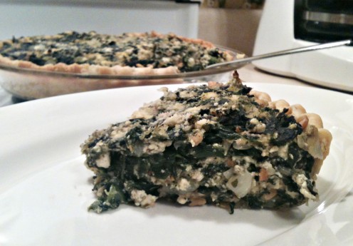 Delicious egg-free quiche  