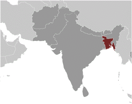 Bangladesh is home to approximately 159,000,000 people on 50,258 sq mi of land.