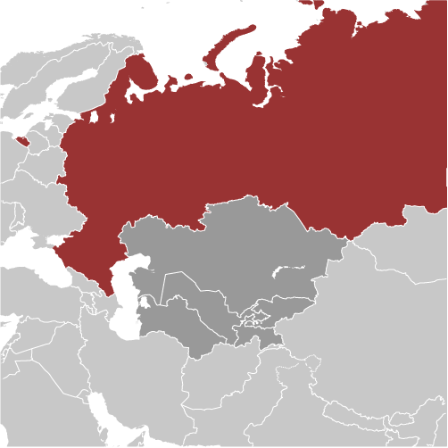 RUSSIA 2050 - 109,000,000 people on a land area nearly 2X that of the USA, with 439,000,000 by that year. Twice the land area, only 24.8% (about 1/4) of the population.
