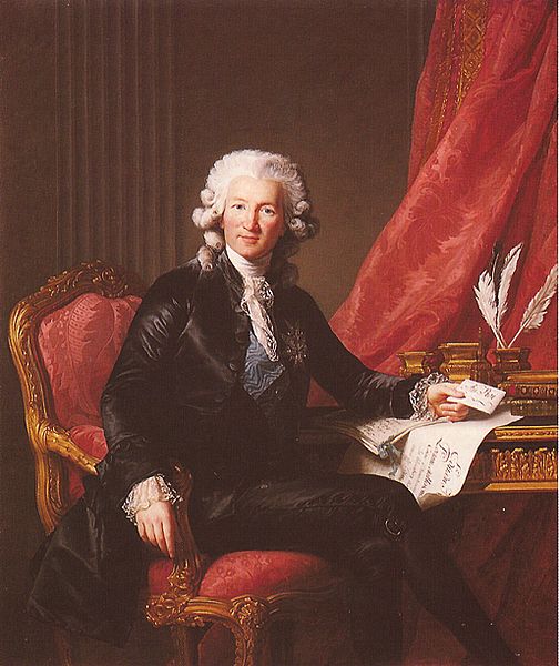 A portrait of Calonne by Elisabeth Vigée-Lebrun