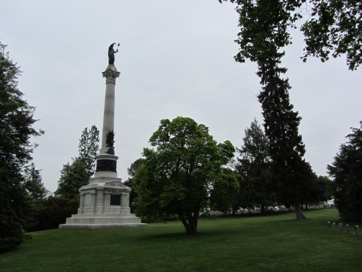 New York State Monument at the Soldiers' Cemetery in Gettysburg