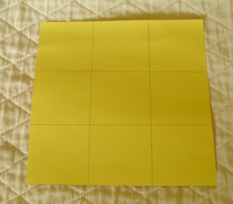 Paper marked in squares