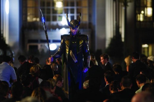 Tom Hiddleston as Loki in The Avengers (2012)