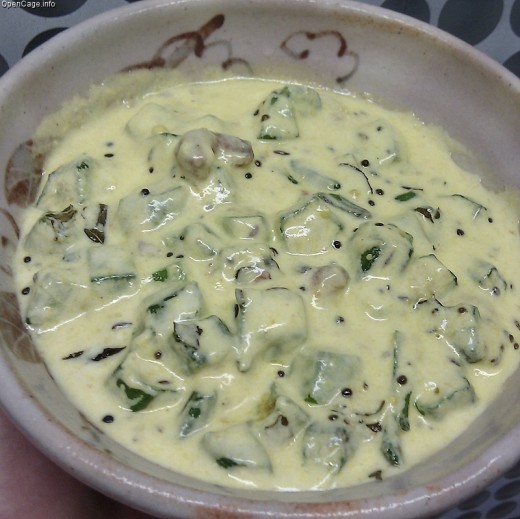 Okra in yogurt sauce( Dahi bhindi)