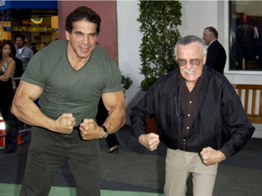 Lou Ferrigno with Stan Lee