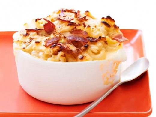 Bacon Mac n Cheese, may not turn out the same since it is a borrowed image.