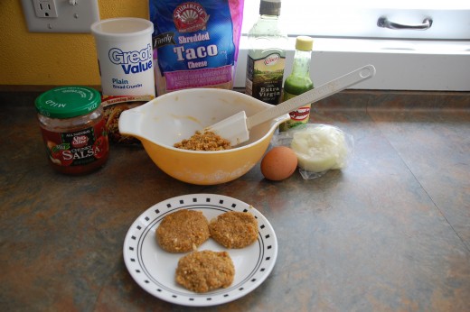 Everything you need to make quinoa taco patties